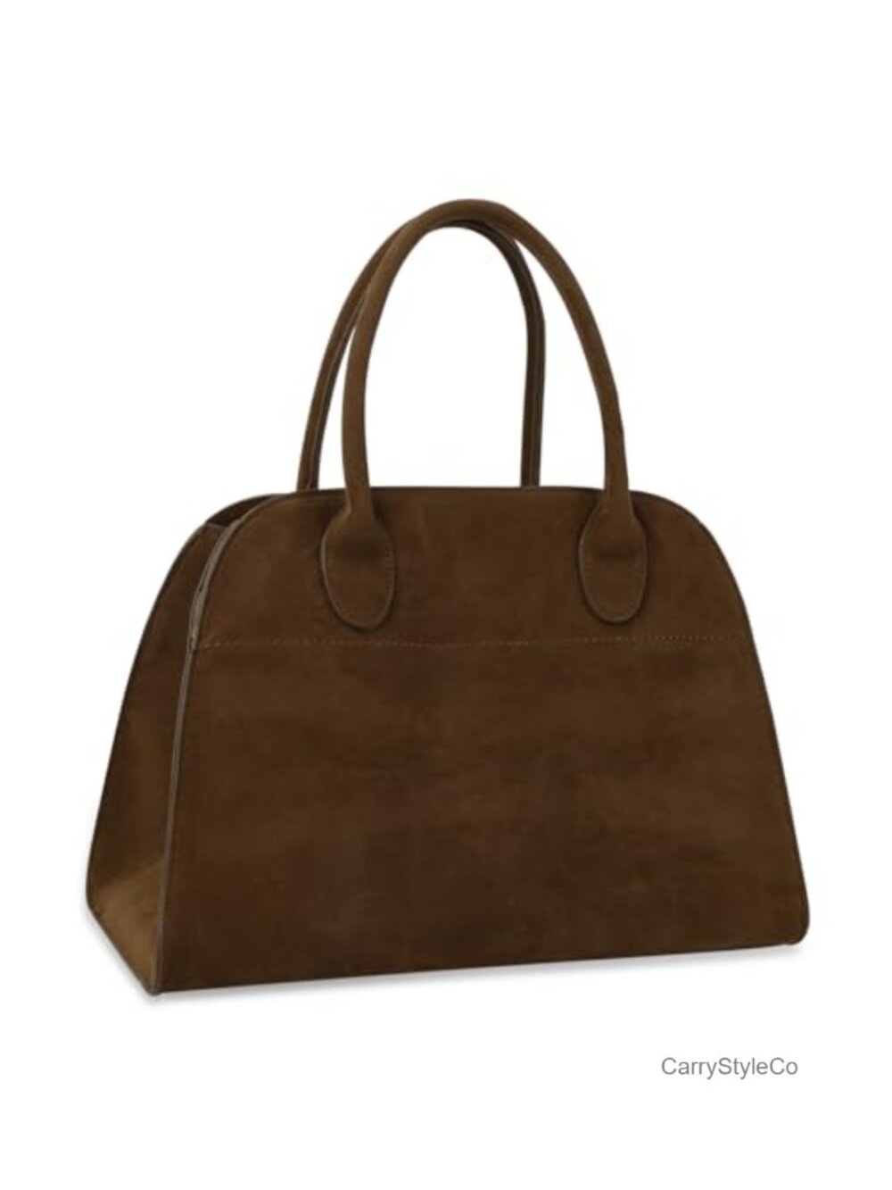 Vegan Suede Tote Bag for Women Large Top Handle Shoulder Satchel
